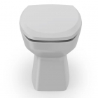 Vaso sanitário convencional thema cinza platina com assento